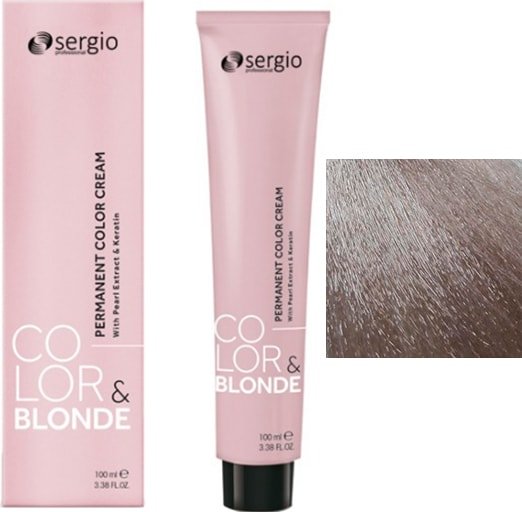 

Крем-краска для волос Sergio Professional Color&Blonde 10.26 очень светлый блондин бутон вишни