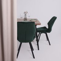 Кухонный стол Мамадома Borg radial-120 раздвижной 120-160х80 (дуб веллингтон/черный)