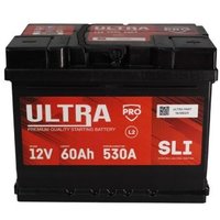 Автомобильный аккумулятор Ultra PRO Asia R+ 530A (60 А·ч)