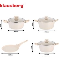 Набор кастрюль Klausberg KB-7963