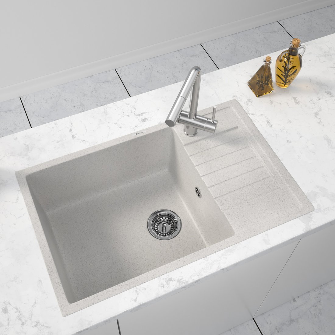 

Кухонная мойка ZorG Dello 78 (серый жемчуг)