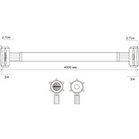 Шланг заливной РМС ШЗ-4.5 (4.5м)