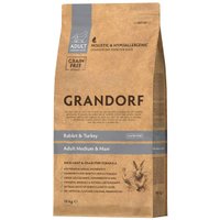 Сухой корм для собак Grandorf Medium & Maxi Breeds Rabbit & Turkey (с кроликом/индейкой) 10 кг