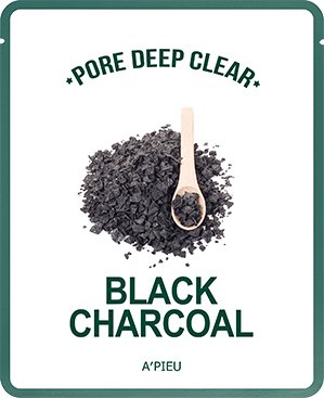 

A'Pieu Маска для лица тканевая Pore Deep Clear Black Charcoal (25 г)