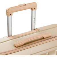 Чемодан-спиннер Solier STL1064 (M, золотой)