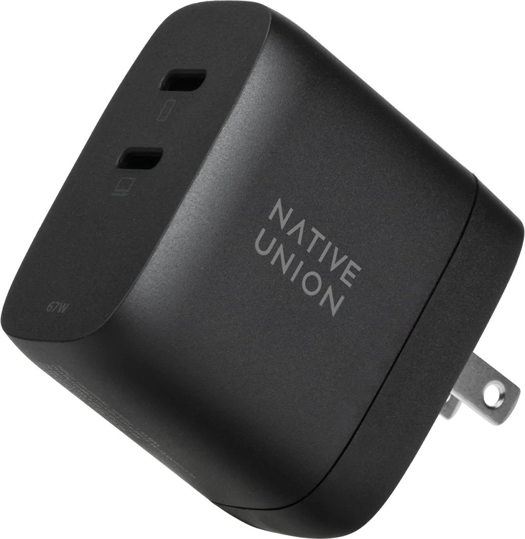 

Сетевое зарядное Native Union Fast GaN Charger PD 67W (черный)