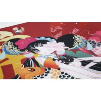 Коврик для стола Varmilo Koi Peony XL