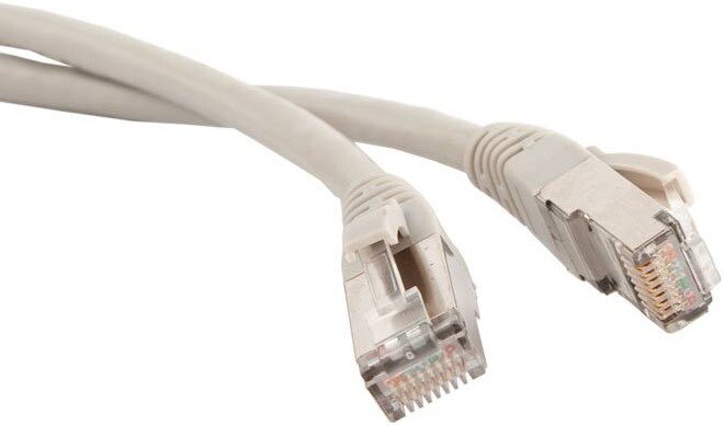 

Кабель Lanmaster TWT-45-45-1.0/6-GY (1 м, серый)