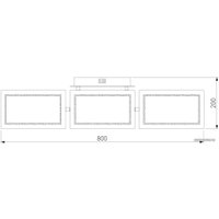 Припотолочная люстра Евросвет Maya 90223/3 (белый)