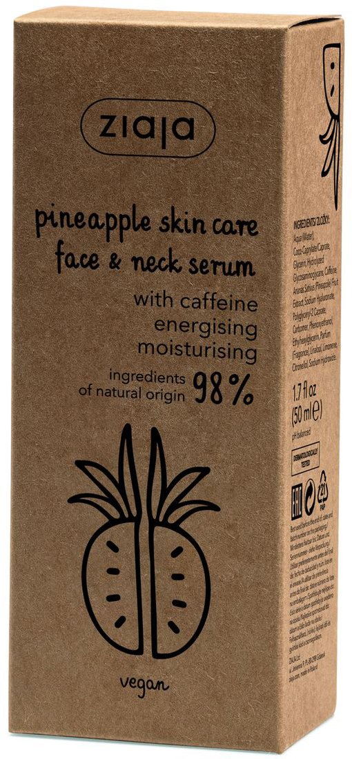 

Ziaja Сыворотка для лица и шеи Pineapple skin care 50 мл