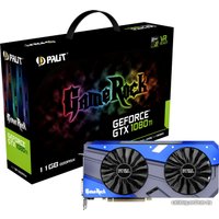 Видеокарта Palit GeForce GTX 1080 Ti GameRock 11GB GDDR5X [NEB108TT15LC-1020G]