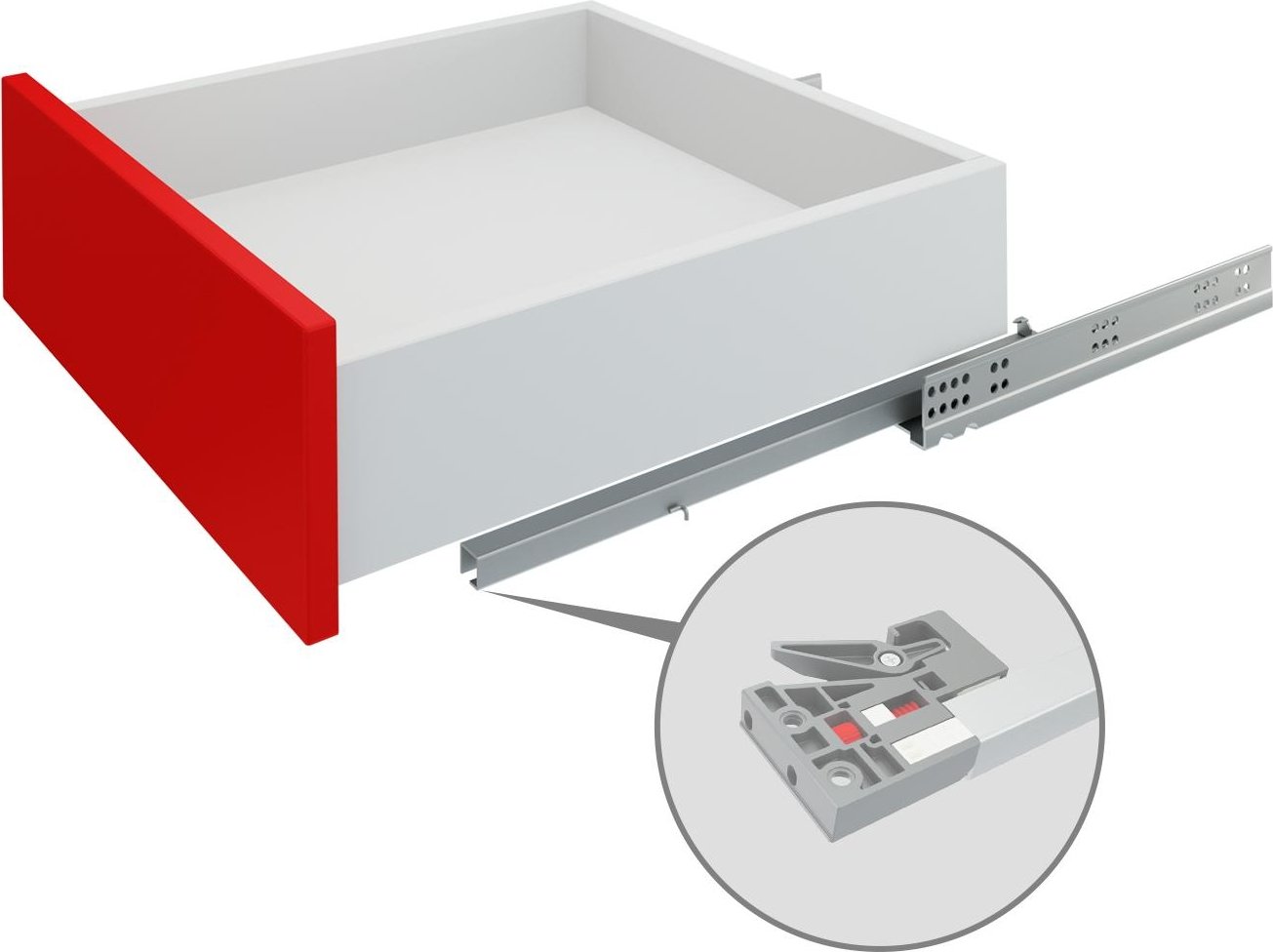 

Направляющие скрытого монтажа Boyard B-Slide DB8786Zn/300