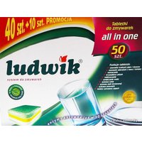 Таблетки для посудомоечной машины Ludwik All in one 50шт.
