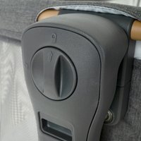 Приставная детская кроватка Pituso Flora OD-B12 (темно-серый)