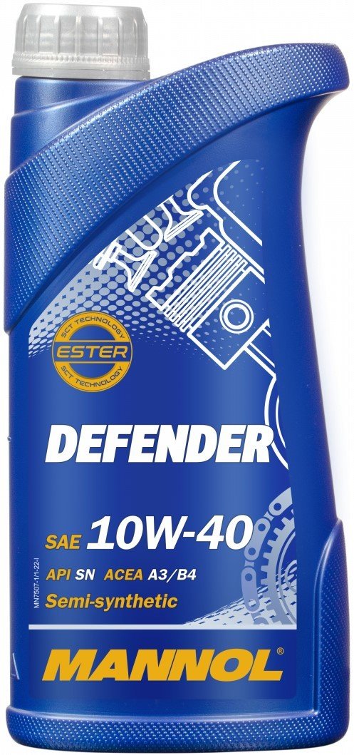 

Моторное масло Mannol Defender 10W-40 1л