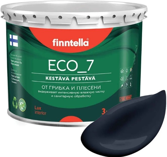 

Краска Finntella Eco 7 Nevy F-09-2-9-FL001 9 л (темно-синий)