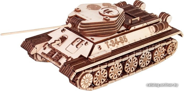 3Д-пазл Eco-Wood-Art Танк Т-34-85