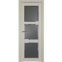 Межкомнатная дверь ProfilDoors 2.13U L 40x200 (шеллгрей, стекло square графит)