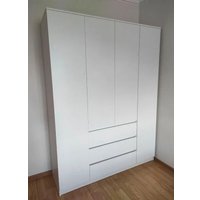 Шкаф распашной Астрид-Мебель Ницца-3 (белый)