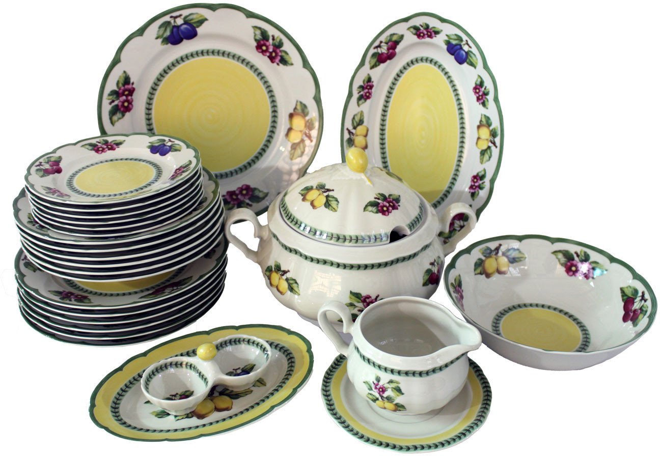 

Столовый сервиз Thun 1794 Роза Фрукты Ivory РОС0024