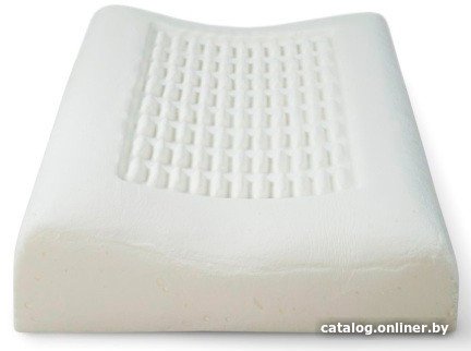 Ортопедическая подушка ИвШвейСтандарт Memory foam массажная 60x40x12 (полиэстер)