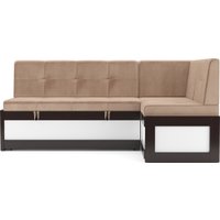 Угловой диван Мебель-АРС Нотис 211х82х135.5 см M11-28-14 (кордрой бежевый)