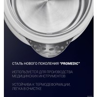 Электрический чайник Polaris PWK 1715CGL Water Way Pro (белый)