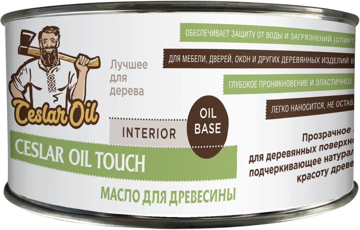 Масло Ceslar Ceslar Oil Touch софт-эффект 0.45л (прозрачный)
