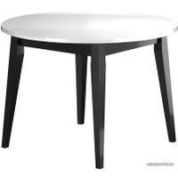 Кухонный стол Васанти плюс Партнер ПС-36 100-135x100 (черный глянец/черный)