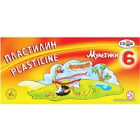 Пластилин Гамма Мультики 280015 (6 цв)