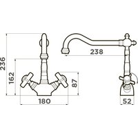 Смеситель Omoikiri Tokigawa-G