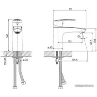 Смеситель IDDIS Ray RAYBL00i01