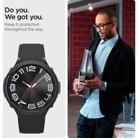 Защитное стекло Spigen EZ FIT Glas.TR для Galaxy Watch 6 Classic (43mm) AGL07067 (2шт)