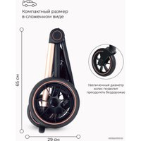 Универсальная коляска Rant MOWbaby Zoom PU (2 в 1, gold grey)