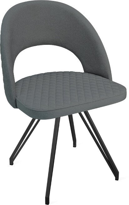 

Стул Трия Гэтсби К4 (черный муар/микровелюр Jercy Graphite)
