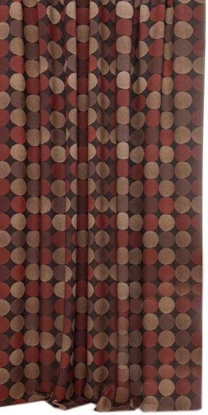 

Штора Belezza Rondo 045 DRP T 140x280 (коричневый/красный/золотистый)