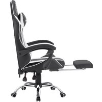 Игровое (геймерское) кресло Defender Tios (черный/белый) в Бресте