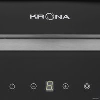 Кухонная вытяжка Krona Selina 600 Glass Black S (черный)