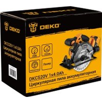 Дисковая (циркулярная) пила Deko DKCS20V 084-1039 (с 1-им АКБ)