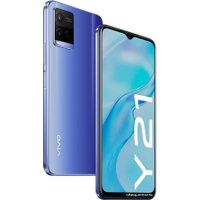 Смартфон Vivo Y21 4GB/64GB международная версия (синий металлик)