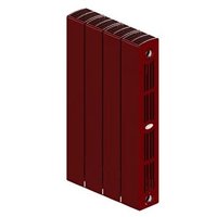 Биметаллический радиатор Rifar SUPReMO 500 (4 секции, бордо)