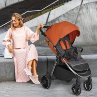 Коляска прогулочная «книга» Pituso Ruta (oранжевый)