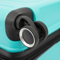 Чемодан-спиннер Francesco Molinary 197-PP1906/2-20BIR (бирюзовый)