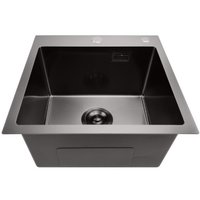 Кухонная мойка Stellar E4444NB (нано черный)