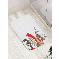 Коврик для ванной JoyArty Праздничные прятки bath_10503