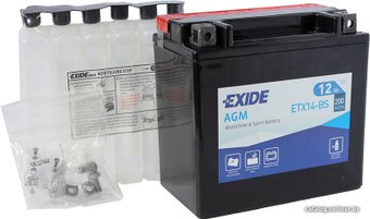 Мотоциклетный аккумулятор Exide ETX14-BS (12 А·ч)