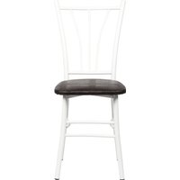 Стул ВВР Трилогия (шоколад крокодил/белый, экокожа)