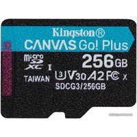 Карта памяти Kingston Canvas Go! Plus microSDXC 256GB (с адаптером)