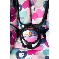 Детское автокресло ForKiddy Concord (розовые сердечки)
