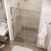 Душевая дверь Grossman Galaxy 100x195 100.K33.01.100.10.02 (хром/стекло шиншилла) в Орше